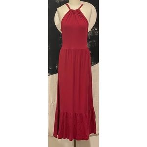 Caslon MEDIUM Maroon Sleeveless Maxi Dress